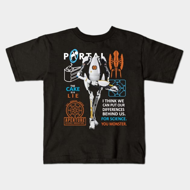 Portal Kids T-Shirt by red-leaf